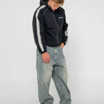Rusty Lock Out Hooded Jacket Black. Rusty Jackets in Mens Jackets & Mens Jackets, Jumpers & Knits. Code: JKM0573