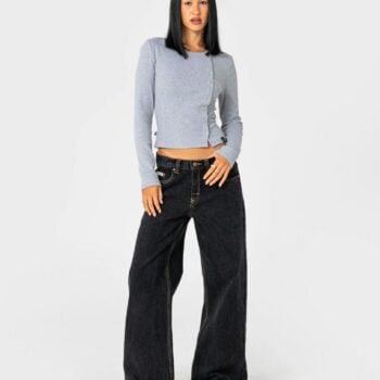Rusty Wendy Wide Low Rise Denim Black Out. Rusty Jeans in Womens Jeans & Womens Pants & Jeans. Code: PAL1465