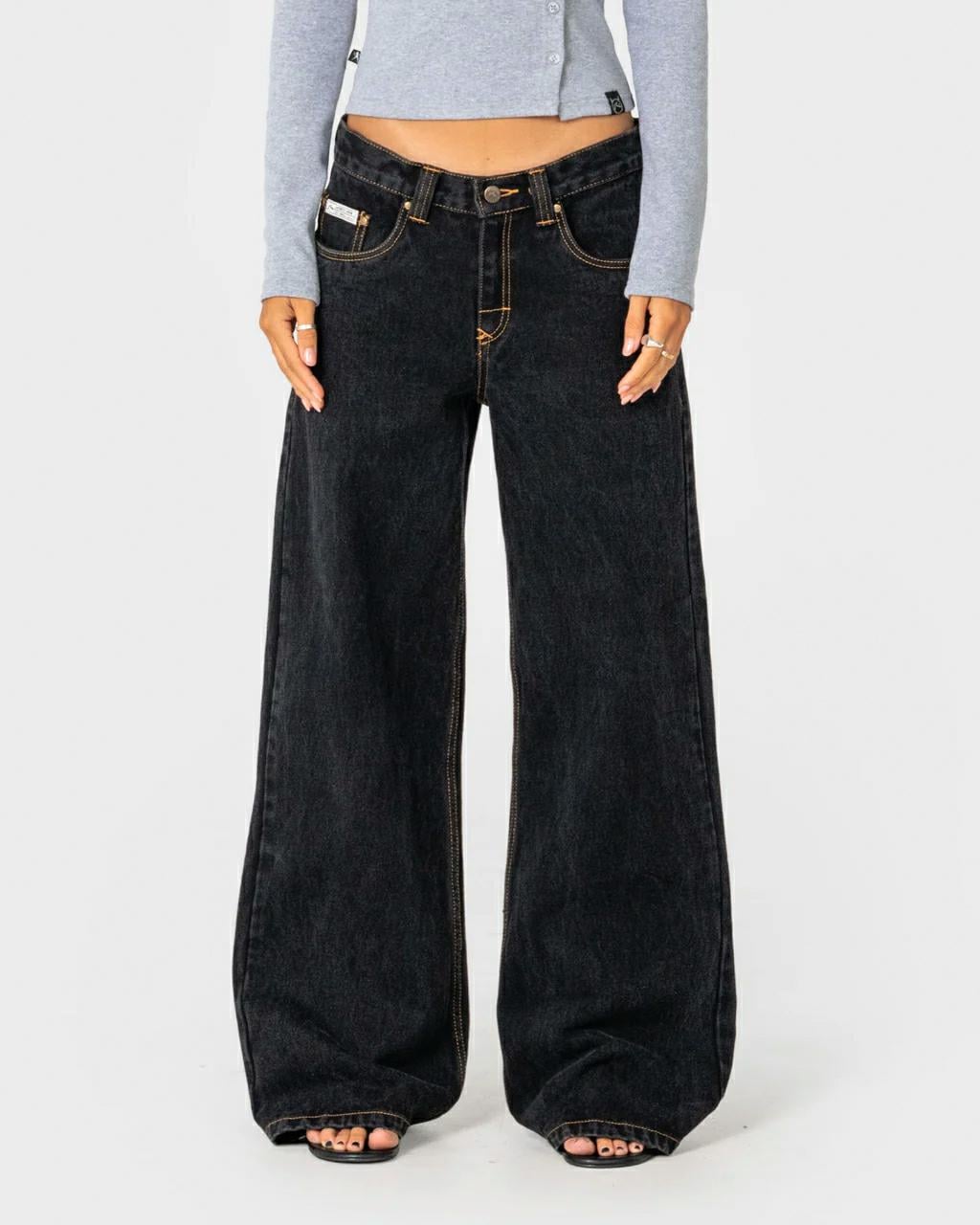 Rusty Wendy Wide Low Rise Denim Black Out. Rusty Jeans in Womens Jeans & Womens Pants & Jeans. Code: PAL1465