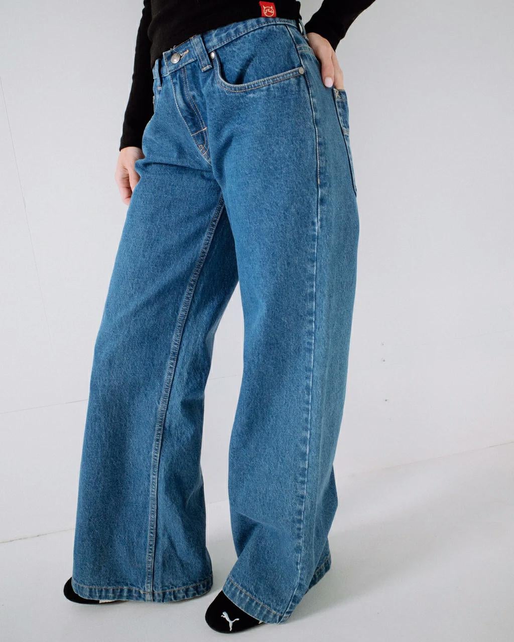 Rusty Wendy Wide Low Rise Denim Middy Blue. Rusty Jeans in Womens Jeans & Womens Pants & Jeans. Code: PAL1465