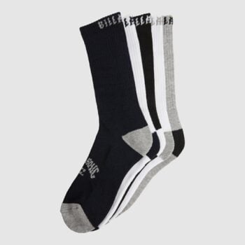 Billabong Sport Socks 5 Pack Multi. Billabong Socks, Underwear, Pyjamas in Mens Socks, Underwear, Pyjamas & Mens Footwear. Code: UBYAA00121