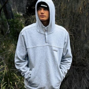 Billabong Adiv Mock Pop Hood Light Grey Heather. Billabong Hoodies in Mens Hoodies & Mens Jackets, Jumpers & Knits. Code: UBYFT00379