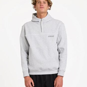 Billabong Adiv Mock Pop Hood Light Grey Heather. Billabong Hoodies in Mens Hoodies & Mens Jackets, Jumpers & Knits. Code: UBYFT00379
