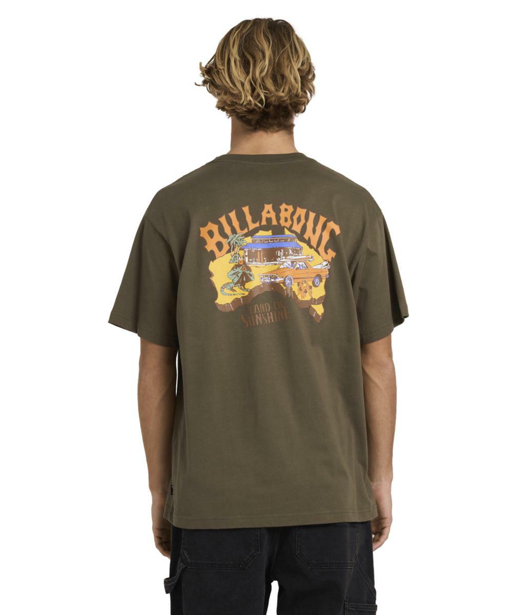Billabong Land Of Sunshine Ss Military. Billabong Tees in Mens Tees & Mens T-shirts & Singlets. Code: UBYZT00779