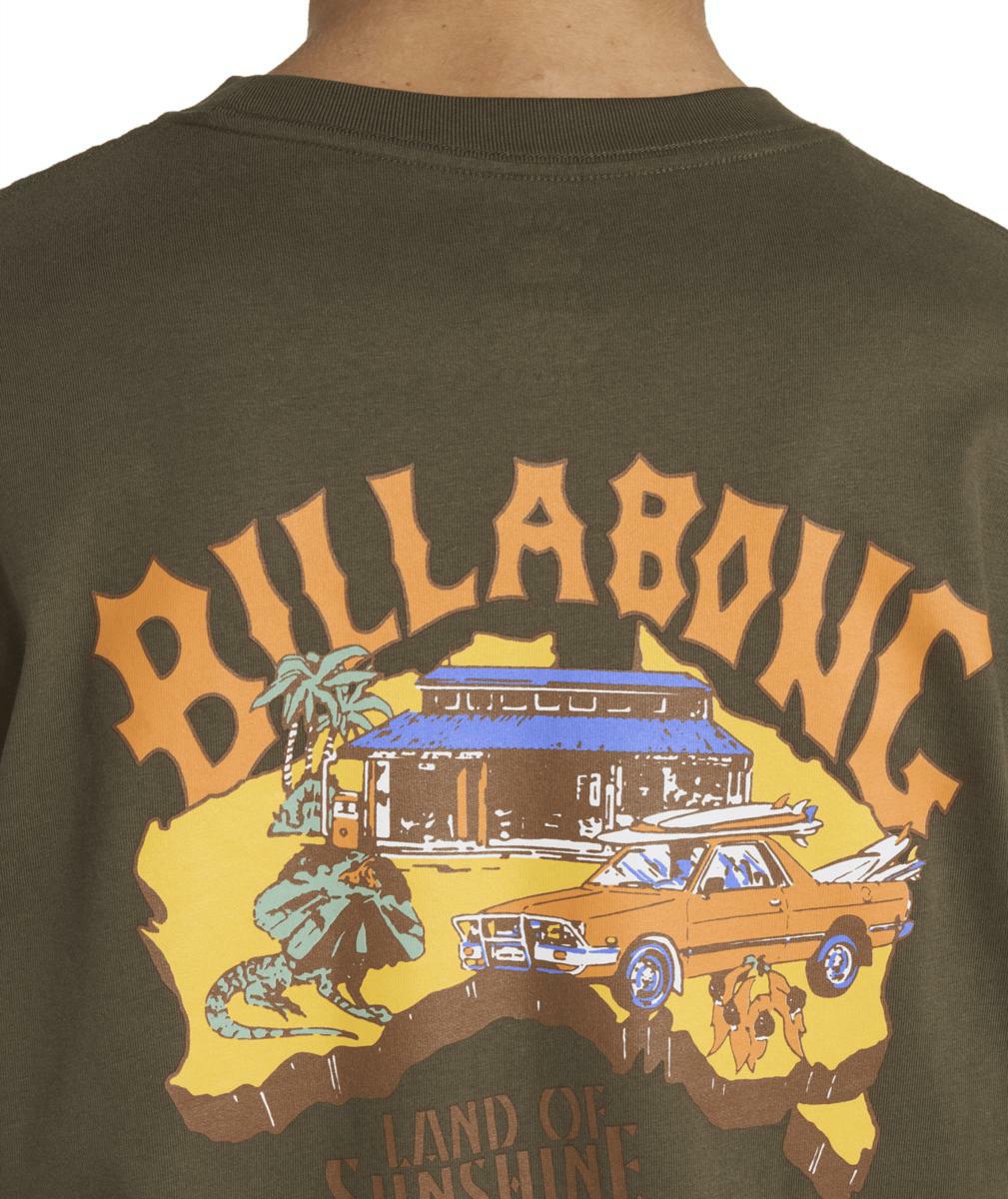 Billabong Land Of Sunshine Ss Military. Billabong Tees in Mens Tees & Mens T-shirts & Singlets. Code: UBYZT00779