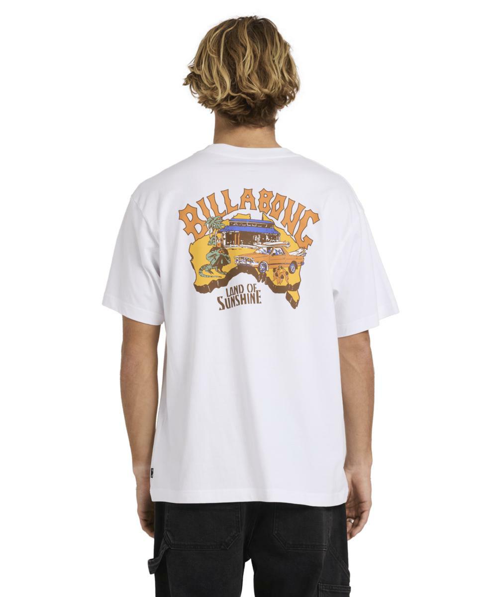 Billabong Land Of Sunshine Ss White. Billabong Tees in Mens Tees & Mens T-shirts & Singlets. Code: UBYZT00779