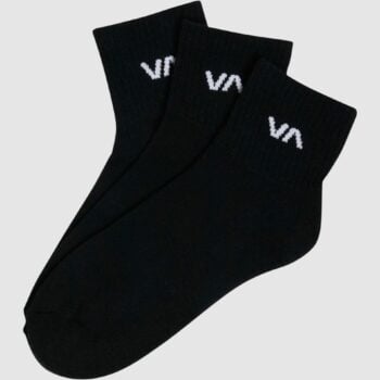Rvca Va Mini Crew Sock Black Black Black. Rvca Socks, Underwear, Pyjamas in Womens Socks, Underwear, Pyjamas & Womens Footwear. Code: UVJAA00112