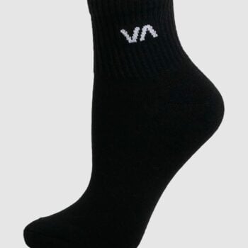 Rvca Va Mini Crew Sock Black Black Black. Rvca Socks, Underwear, Pyjamas in Womens Socks, Underwear, Pyjamas & Womens Footwear. Code: UVJAA00112