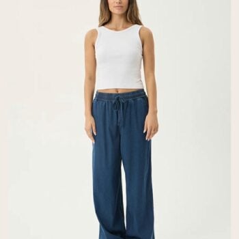 Afends Palmer Wide Leg Pant Ink. Afends Pants in Womens Pants & Womens Pants & Jeans. Code: W262401