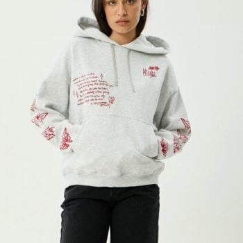 Afends Rise Pull On Hood Grey Marble. Afends Sweats in Womens Sweats & Womens Jackets, Jumpers & Knits. Code: W262506