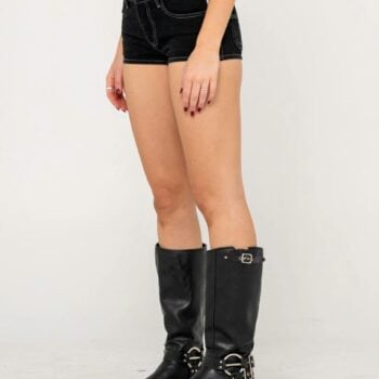 Rusty Flip Mommy Low Rise Micro Black Out / Grey. Rusty Walkshorts - Fitted Waist in Womens Walkshorts - Fitted Waist & Womens Shorts. Code: WKL0859