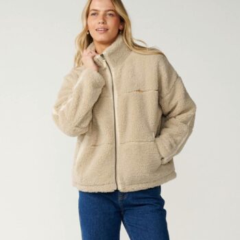 Rip Curl Cala Nights Sherpa Jacket Natural. Rip Curl Jackets in Womens Jackets & Womens Jackets, Jumpers & Knits. Code: 02VWJA