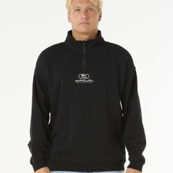 Rip Curl Pill Icon 1/4 Zip Crew Black. Rip Curl Sweats in Mens Sweats & Mens Jackets, Jumpers & Knits. Code: 074MFL