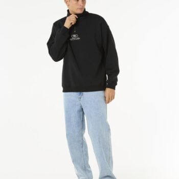 Rip Curl Pill Icon 1/4 Zip Crew Black. Rip Curl Sweats in Mens Sweats & Mens Jackets, Jumpers & Knits. Code: 074MFL