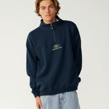Rip Curl Pill Icon 1/4 Zip Crew Dark Navy. Rip Curl Sweats in Mens Sweats & Mens Jackets, Jumpers & Knits. Code: 074MFL