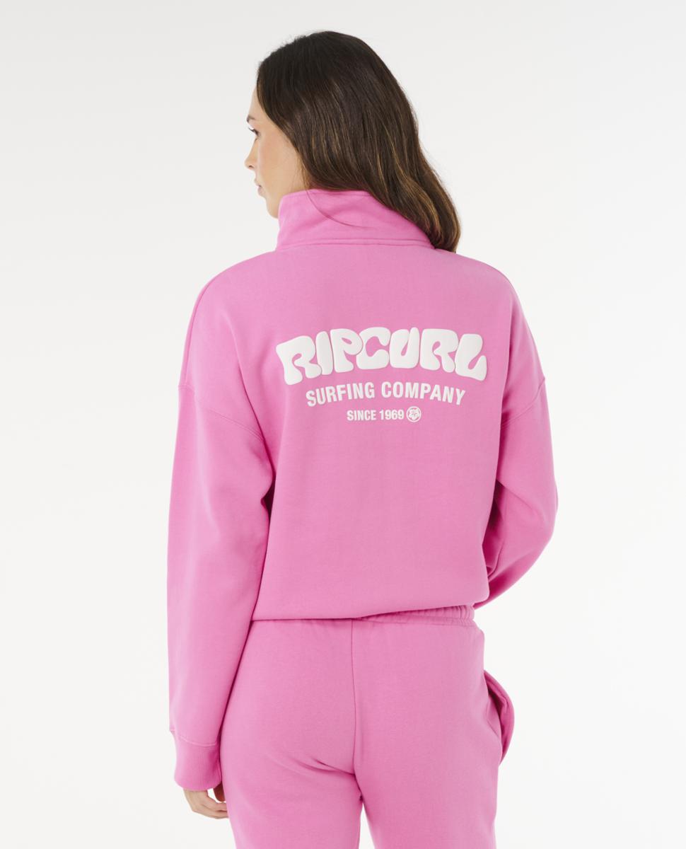 Rip Curl Surf Puff 1/4 Zip Super Pink. Rip Curl Sweats in Womens Sweats & Womens Jackets, Jumpers & Knits. Code: 07WWFL