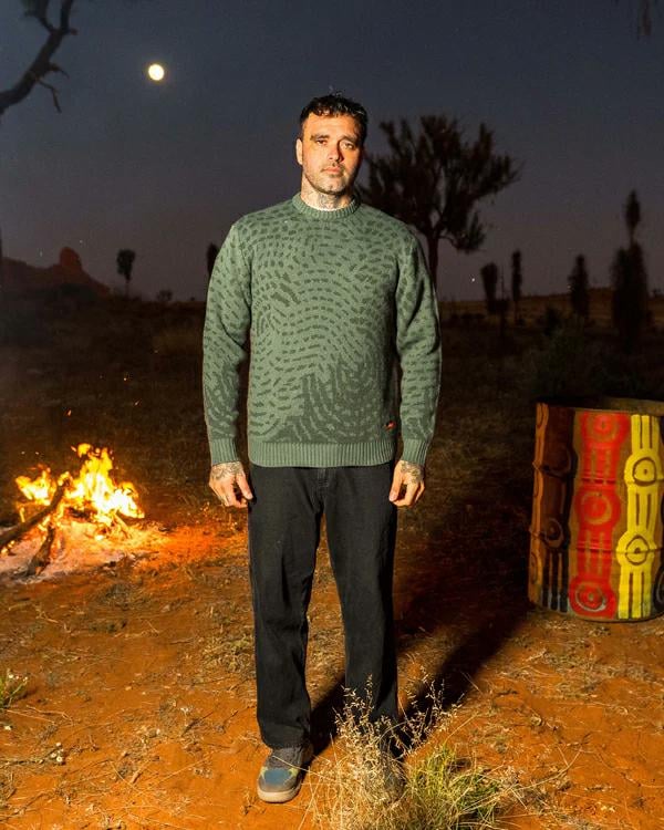 Billabong Otis Canvas Sweater Green Slate. Billabong Knitwears in Mens Knitwears & Mens Jackets, Jumpers & Knits. Code: 24A073571