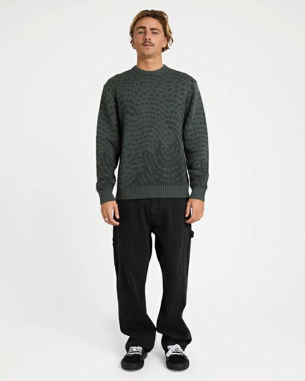 Billabong Otis Canvas Sweater Green Slate. Billabong Knitwears in Mens Knitwears & Mens Jackets, Jumpers & Knits. Code: 24A073571