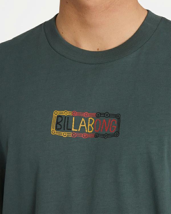 Billabong Otis Treble Ss Green Slate. Billabong Tees in Mens Tees & Mens T-shirts & Singlets. Code: 24A433592