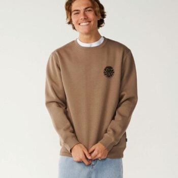 Rip Curl Wetsuit Icon Crew Walnut. Rip Curl Sweats in Mens Sweats & Mens Jackets, Jumpers & Knits. Code: CFEHN9