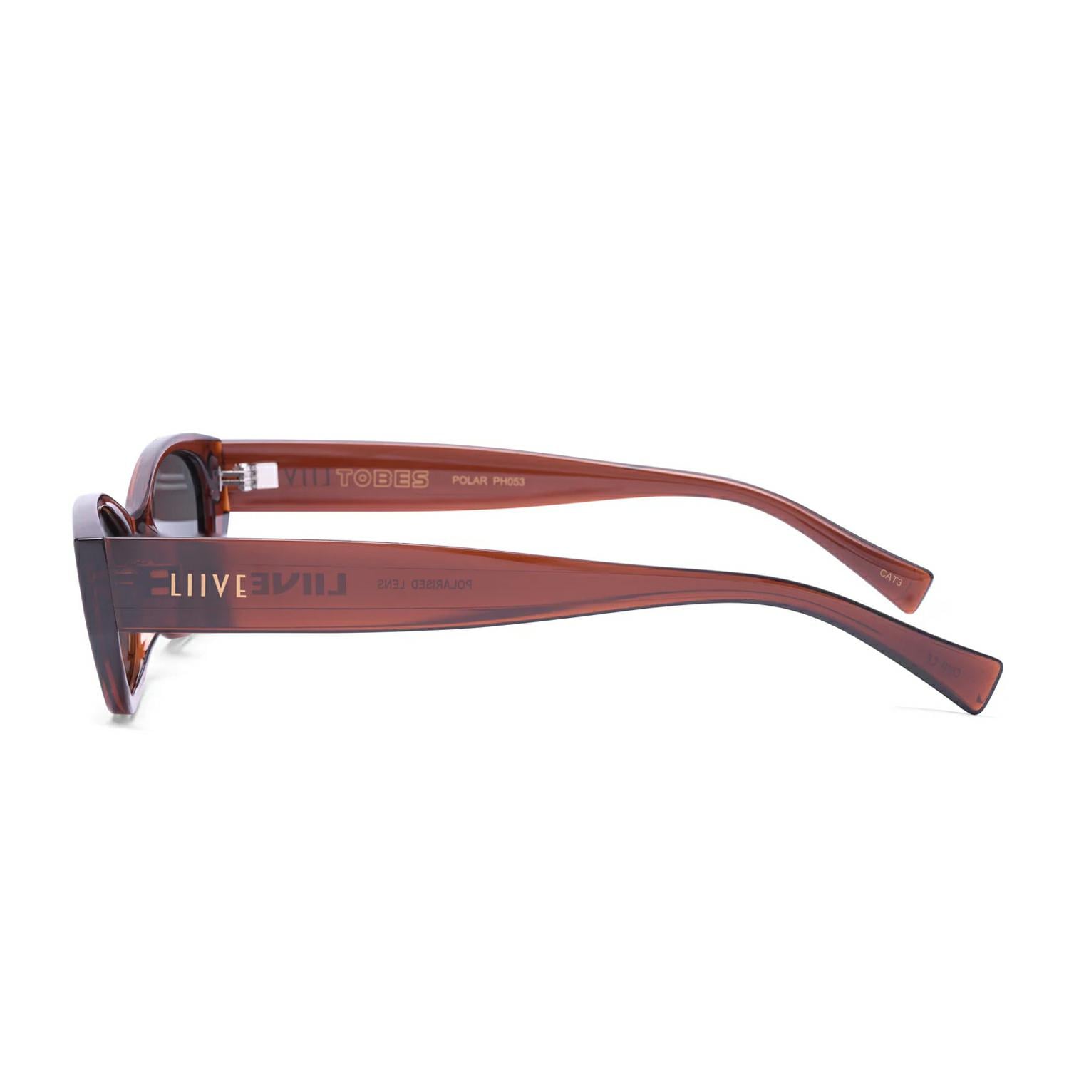 Liive Vision Tobes Polarised Cola Cola. Liive Vision Sunglasses in Womens Sunglasses & Womens Eyewear. Code: L0783B