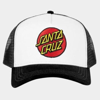 Santa Cruz Skateboards Classic Dot Patch Cap White. Santa Cruz Skateboards Hats & Caps in Boys Hats & Caps & Boys Headwear. Code: SB123-HW01