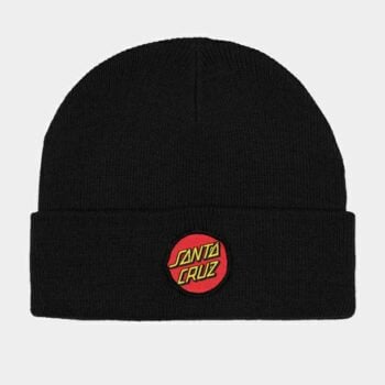 Santa Cruz Skateboards Classic Dot Patch Beanie Black. Santa Cruz Skateboards Beanies And Scarves in Boys Beanies And Scarves & Boys Headwear. Code: SB123-HW11