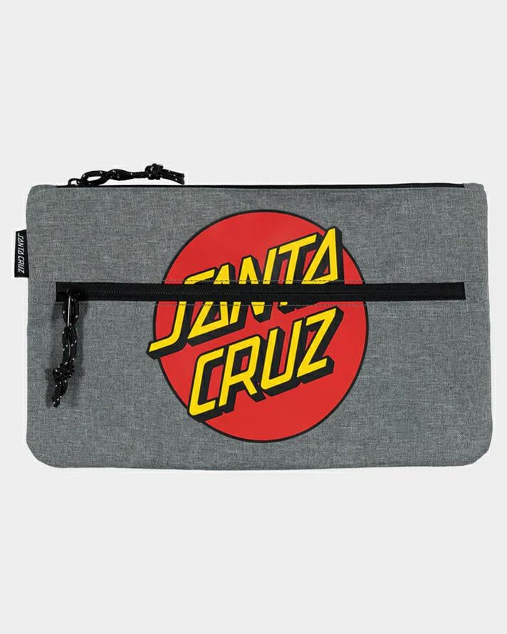Santa Cruz Skateboards Classic Dot Pencil Case Grey Marle. Santa Cruz Skateboards Pencil Cases in Boys Pencil Cases & Boys Accessories. Code: SB123-SG01