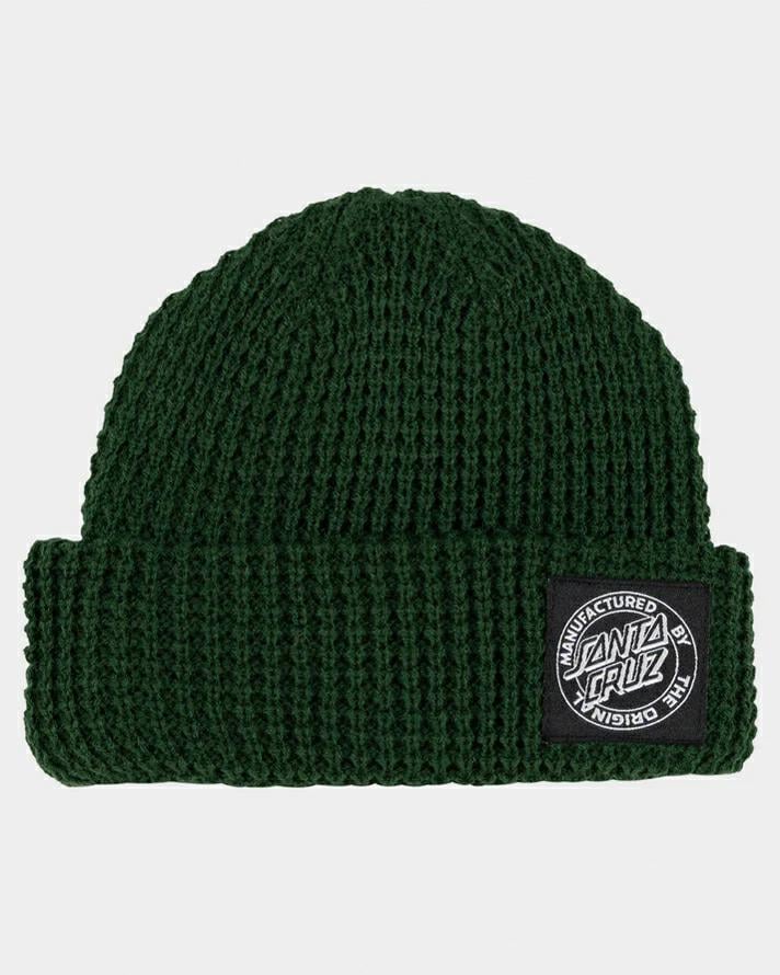 Santa Cruz Skateboards Mfg Dot Waffle Beanie Dark Green. Santa Cruz Skateboards Beanies And Scarves in Boys Beanies And Scarves & Boys Headwear. Code: SB124-HW12