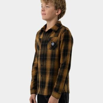 Santa Cruz Skateboards Mfg Axle Plaid Flan Shirt Ginger. Santa Cruz Skateboards Shirts - Long Sleeve in Boys Shirts - Long Sleeve & Boys Shirts. Code: SB126-BS21