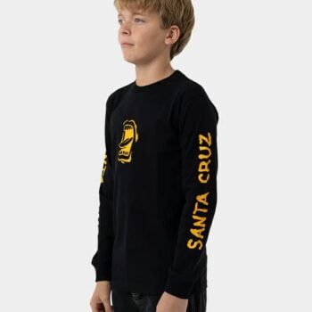 Santa Cruz Skateboards Scream Mouth Mono Ls Tee Black. Santa Cruz Skateboards Tees - Long Sleeve in Boys Tees - Long Sleeve & Boys T-shirts & Singlets. Code: SB126-LS01