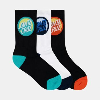 Santa Cruz Skateboards Bold Shadow Crew Sock4pk Black White Marle. Santa Cruz Skateboards Socks, Underwear, Pyjamas in Boys Socks, Underwear, Pyjamas & Boys Footwear. Code: SB126-SO04