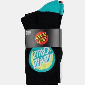 Santa Cruz Skateboards Bold Shadow Crew Sock4pk Black White Marle. Santa Cruz Skateboards Socks, Underwear, Pyjamas in Boys Socks, Underwear, Pyjamas & Boys Footwear. Code: SB126-SO04