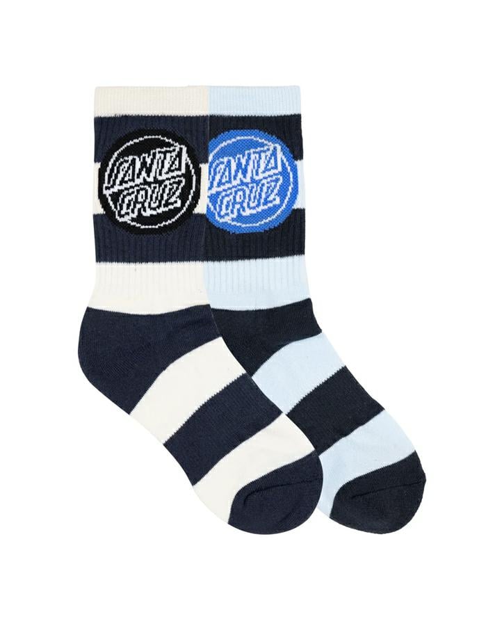 Santa Cruz Skateboards Reverse Dot Crew Sock 2 P Dark Blue Stripe. Santa Cruz Skateboards Socks, Underwear, Pyjamas in Boys Socks, Underwear, Pyjamas & Boys Footwear. Code: SB126-SO06