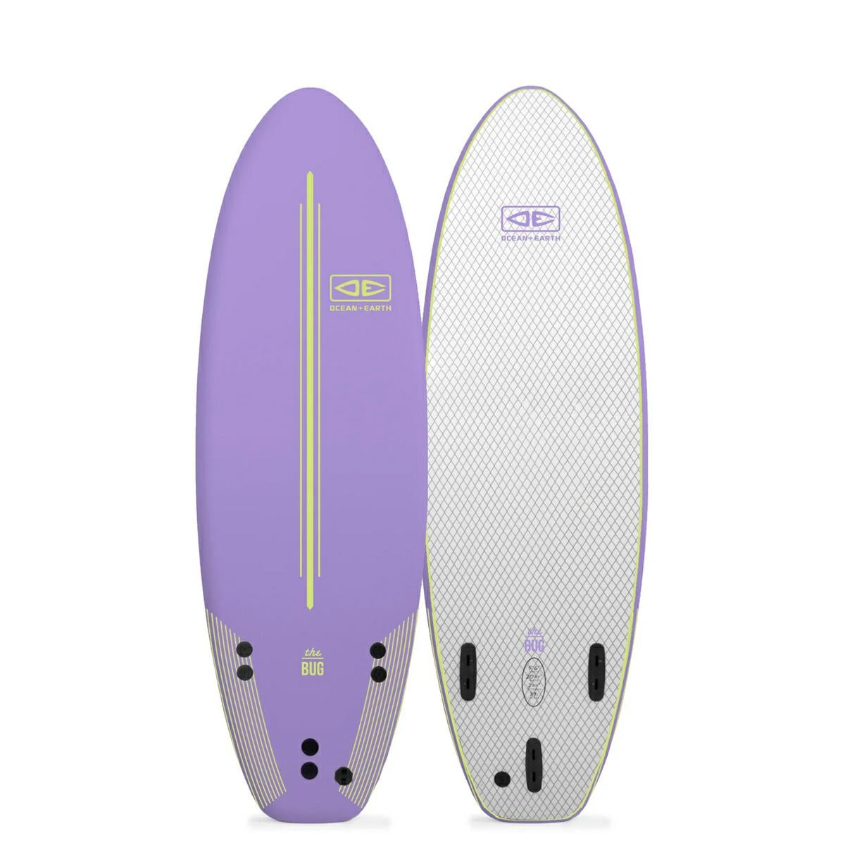 Ocean And Earth Bug Softboard 5.6ft Purple. Ocean And Earth Softboards in Boardsports Softboards & Boardsports Surf. Code: SBSO56