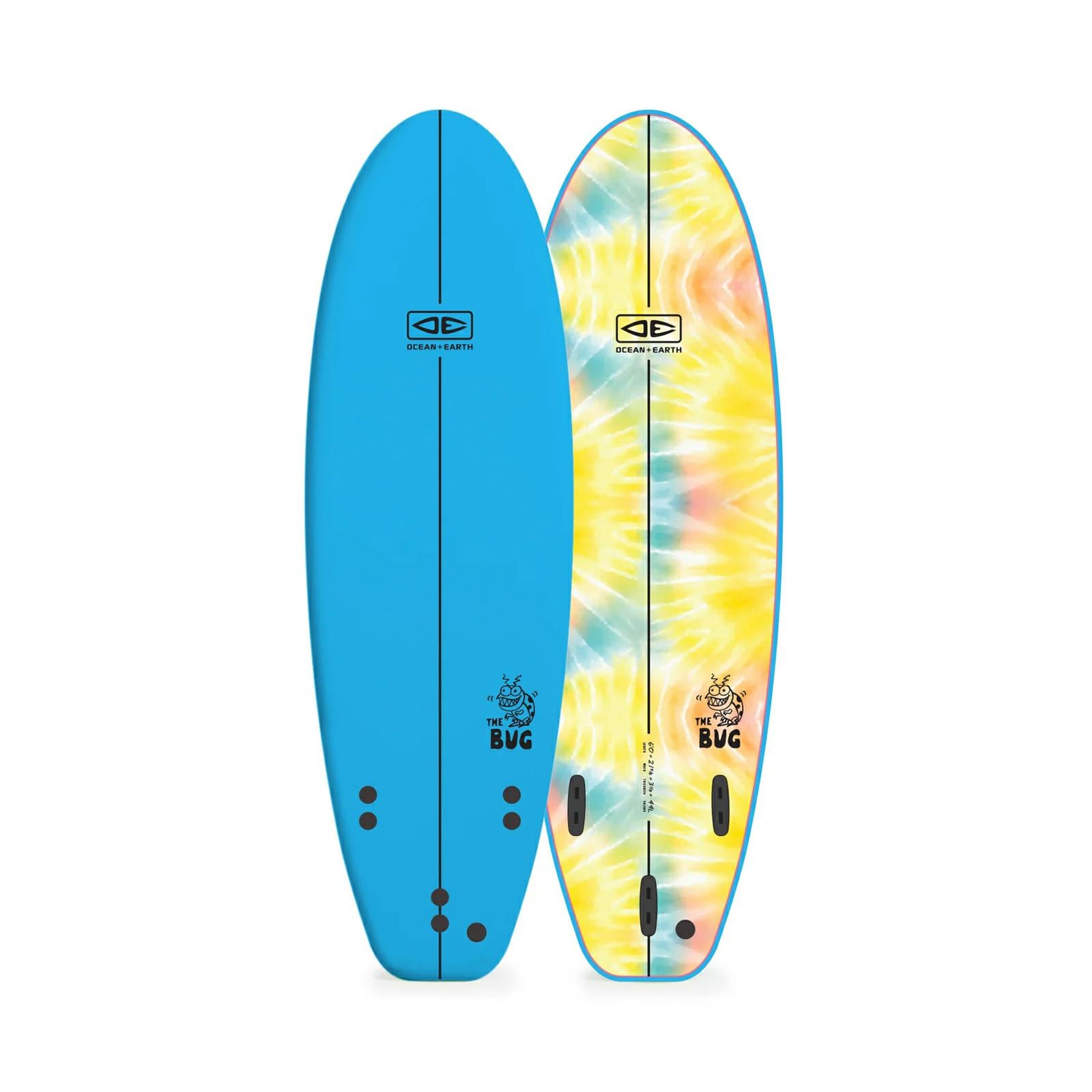 Ocean And Earth Bug Softboard 6 0 Blue. Ocean And Earth Softboards in Boardsports Softboards & Boardsports Surf. Code: SBSO60