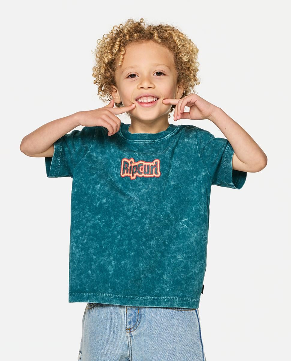 Rip Curl Paddle Out Wash Tee-boy Blue Green. Rip Curl Tees in Toddlers Tees & Toddlers T-shirts & Singlets. Code: 03CTTE