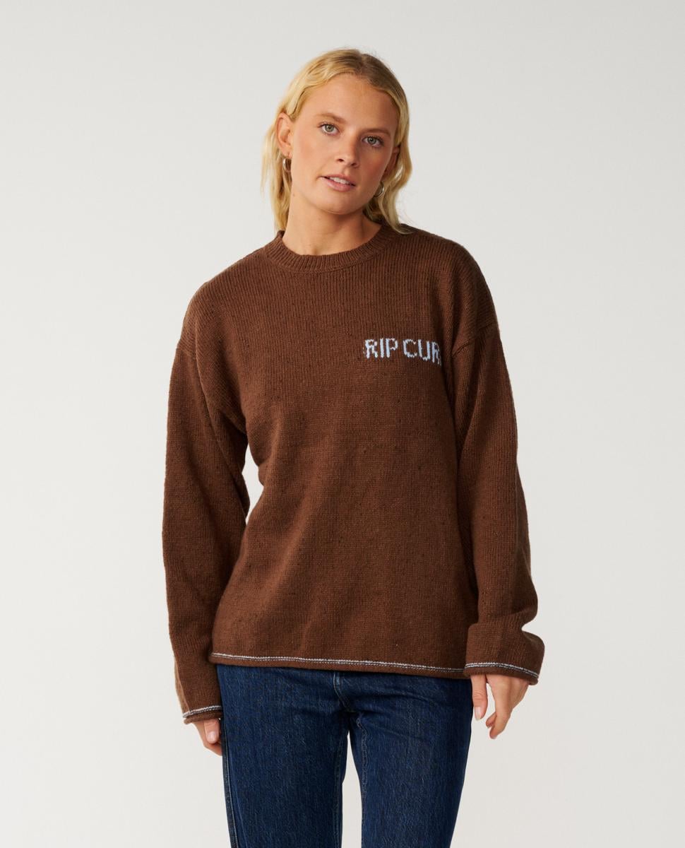Rip Curl Sg Sparrow Knit Chocolate. Rip Curl Knitwears in Womens Knitwears & Womens Jackets, Jumpers & Knits. Code: 047WKN