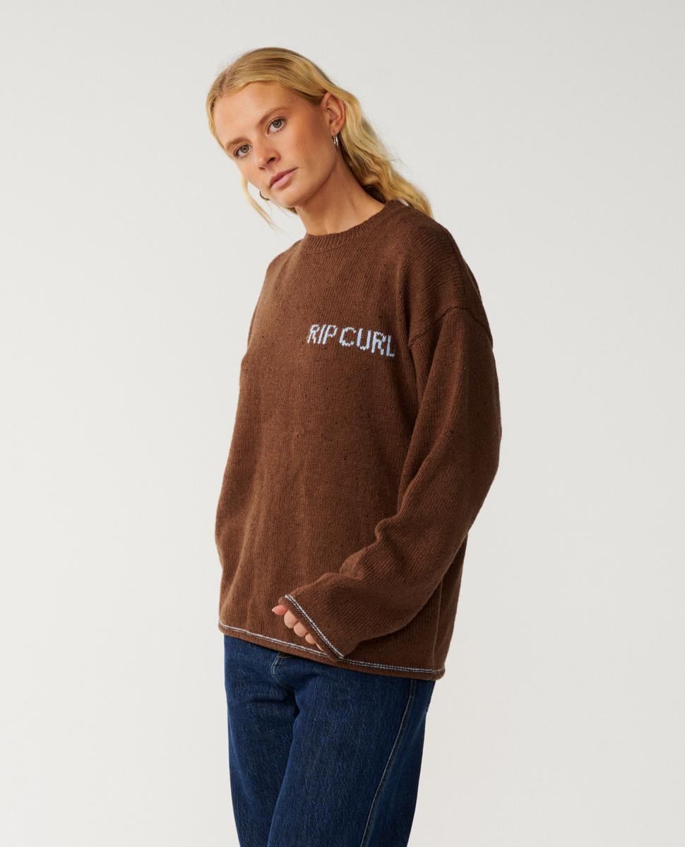 Rip Curl Sg Sparrow Knit Chocolate. Rip Curl Knitwears in Womens Knitwears & Womens Jackets, Jumpers & Knits. Code: 047WKN