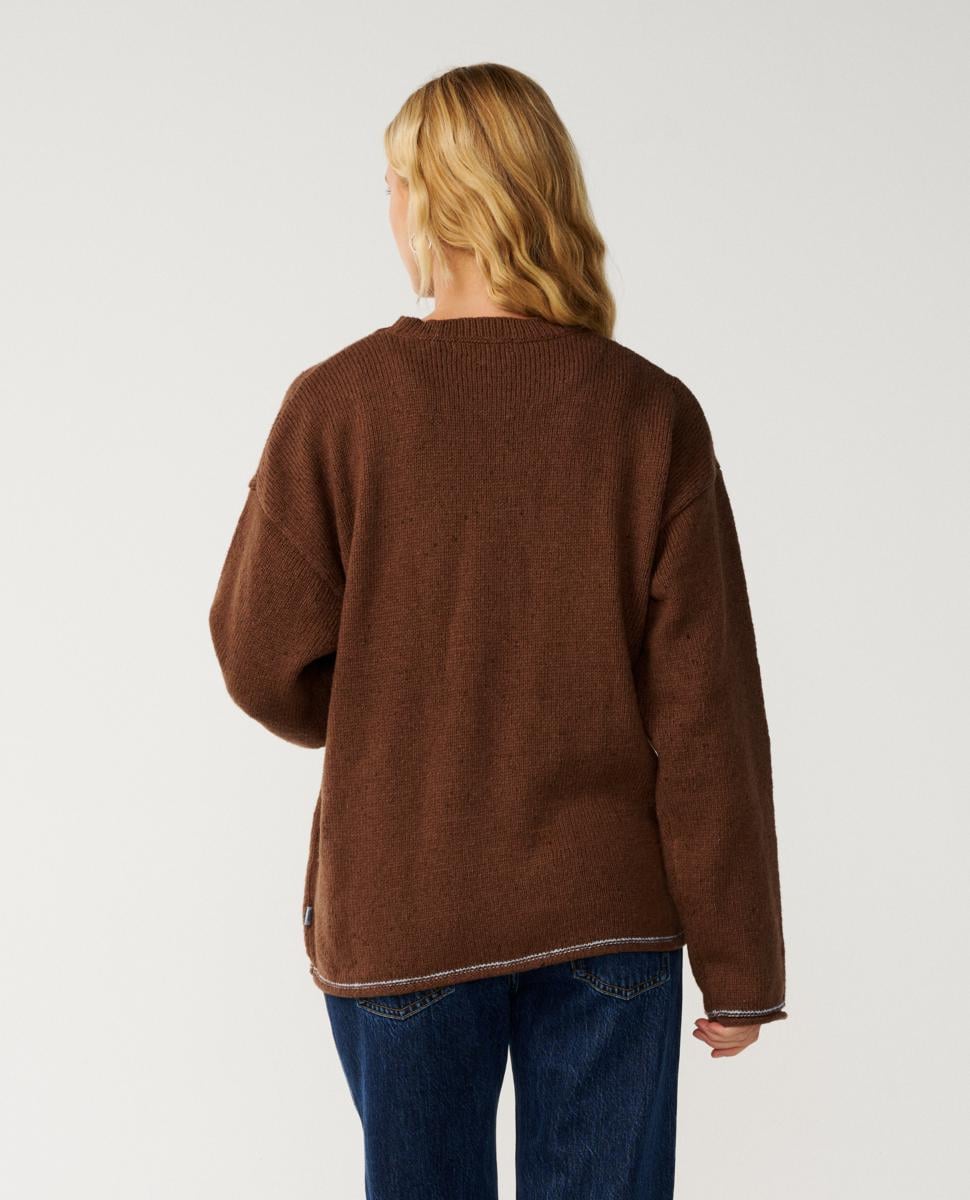 Rip Curl Sg Sparrow Knit Chocolate. Rip Curl Knitwears in Womens Knitwears & Womens Jackets, Jumpers & Knits. Code: 047WKN