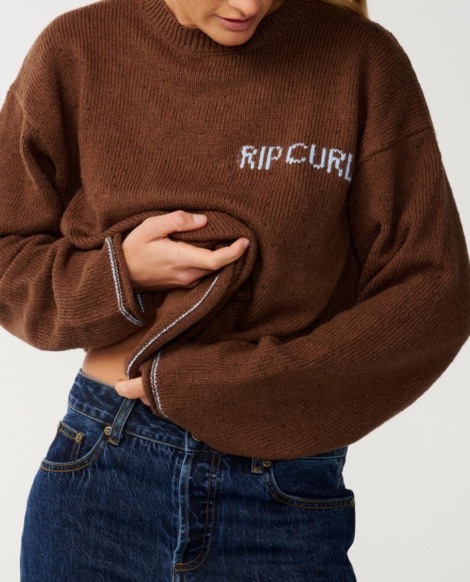 Rip Curl Sg Sparrow Knit Chocolate. Rip Curl Knitwears in Womens Knitwears & Womens Jackets, Jumpers & Knits. Code: 047WKN