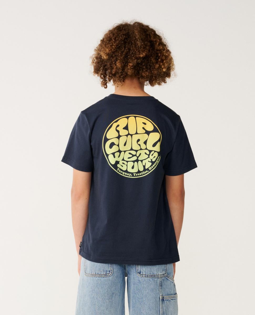 Rip Curl Wetsuit Icon Tee - Kids (8-16 Years) Midnight Navy. Rip Curl Tees in Boys Tees & Boys T-shirts & Singlets. Code: 049BTE