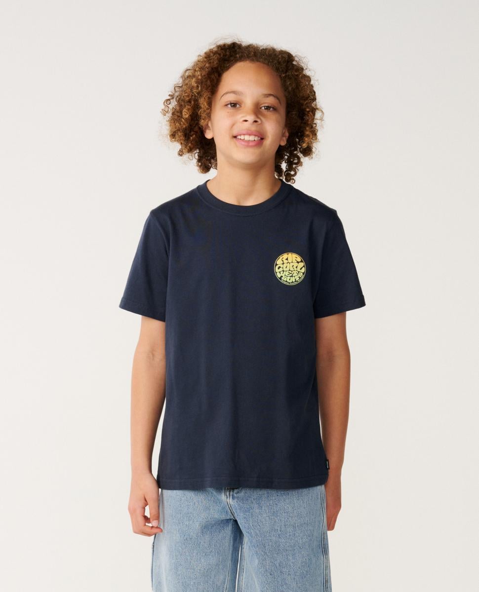 Rip Curl Wetsuit Icon Tee - Kids (8-16 Years) Midnight Navy. Rip Curl Tees in Boys Tees & Boys T-shirts & Singlets. Code: 049BTE