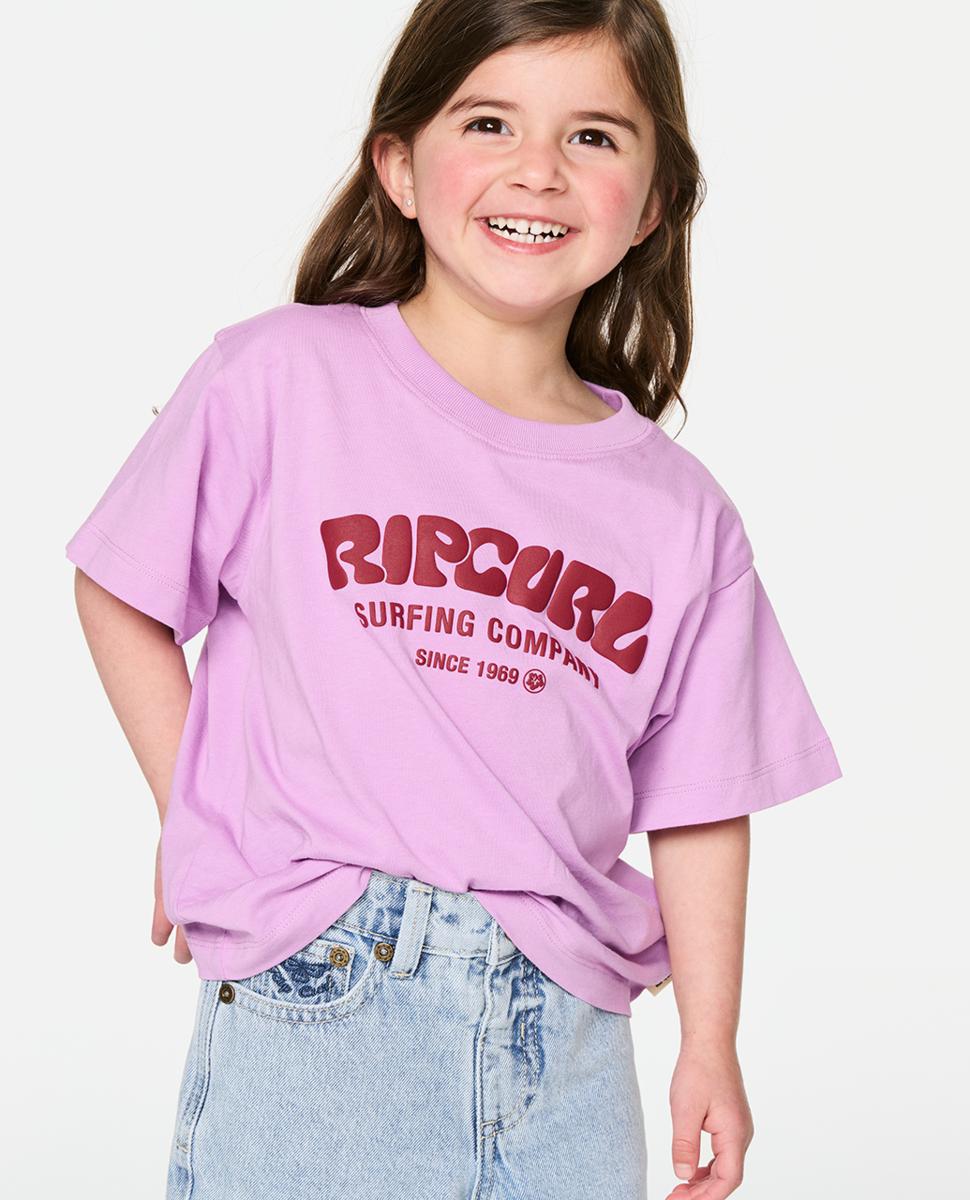 Rip Curl Surf Puff Standard Tee -g Bright Lilac. Rip Curl Tees in Toddler Girls Tees & Toddler Girls T-shirts & Singlets. Code: 04EJTE