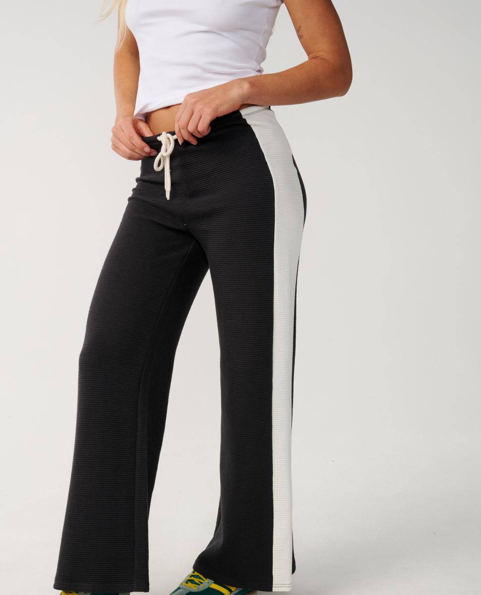 Rip Curl Retro Swell Wide Leg Pant Washed Black. Rip Curl Track Pants in Womens Track Pants & Womens Pants & Jeans. Code: 06XWPA