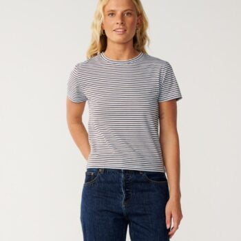 Rip Curl Sg Yd Stripe Tee Sky Blue. Rip Curl Tees in Womens Tees & Womens T-shirts & Singlets. Code: 0QBWTE