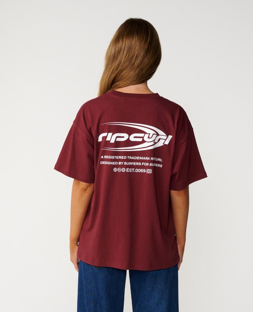 Rip Curl Rc Evolution Tee Burgundy. Rip Curl Tees in Womens Tees & Womens T-shirts & Singlets. Code: 0UQWTE