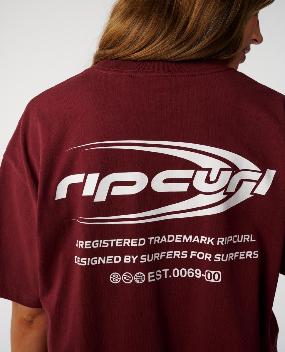 Rip Curl Rc Evolution Tee Burgundy. Rip Curl Tees in Womens Tees & Womens T-shirts & Singlets. Code: 0UQWTE