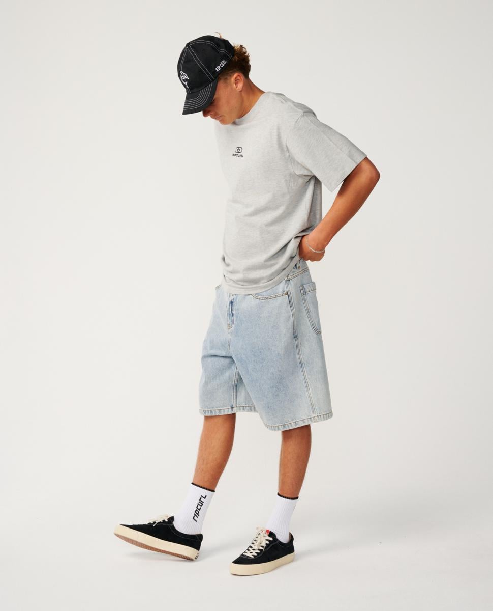 Rip Curl Pill Icon Tee Grey Marle. Rip Curl Tees in Mens Tees & Mens T-shirts & Singlets. Code: 106MTE