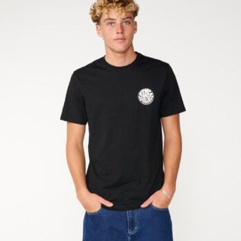 Rip Curl Wettie Icon Tee Black. Rip Curl Tees in Mens Tees & Mens T-shirts & Singlets. Code: 10VMTE